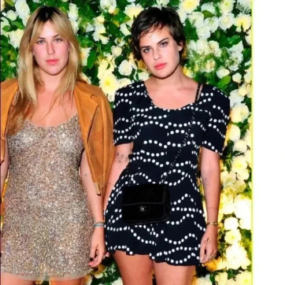 Blue and white patterned Topshop dress - Picture 4 of 5